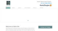 Desktop Screenshot of fabricbin.net